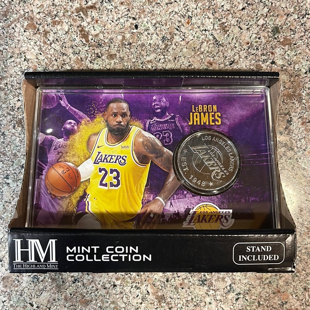 Highland Mint LeBron James silver coin card